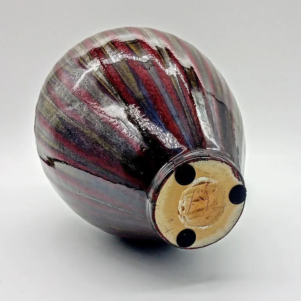 Brown Red Drip Glaze 11